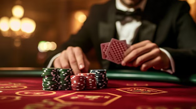 kd slot mobile app showing live baccarat table